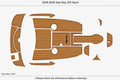 EVA Foam Teak Deck Floor Mat for Sea Ray 205 Sport (2008)