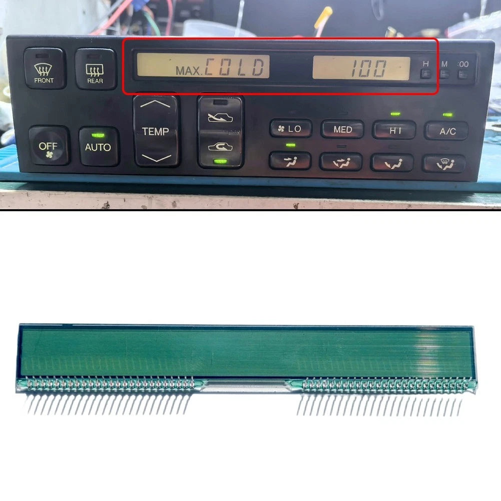 LCD Display for Lexus LS400 (1993–1994) A/C Control Unit 50-Pin LHD