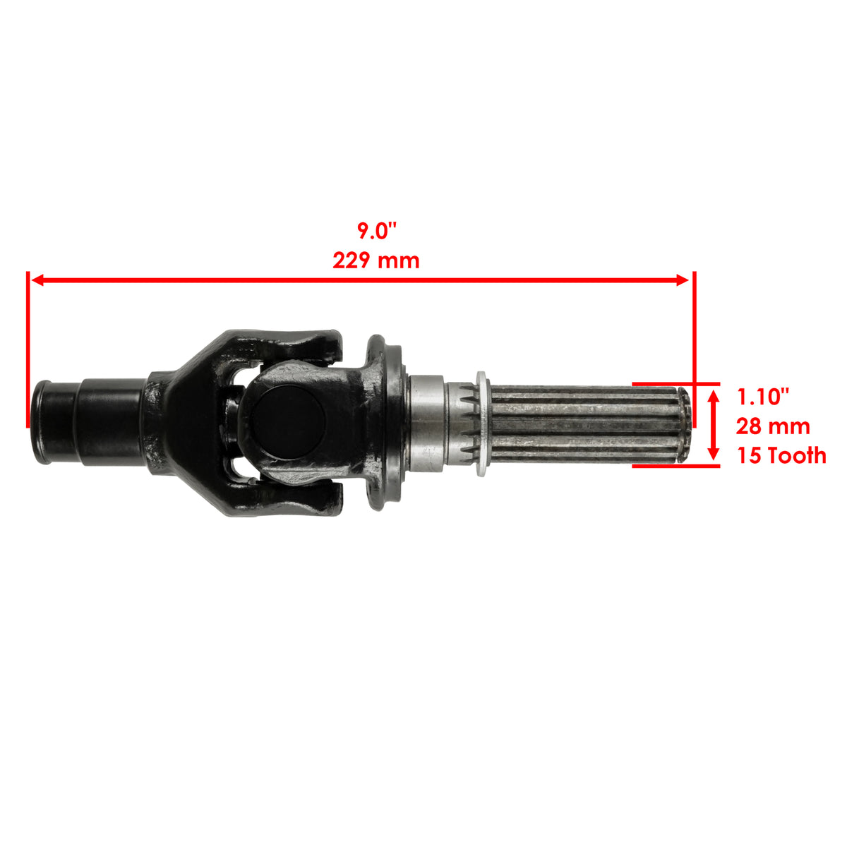 Rear Axle Drive Shaft Complete Outer Inner Replacement for Kawasaki (1996–2010)