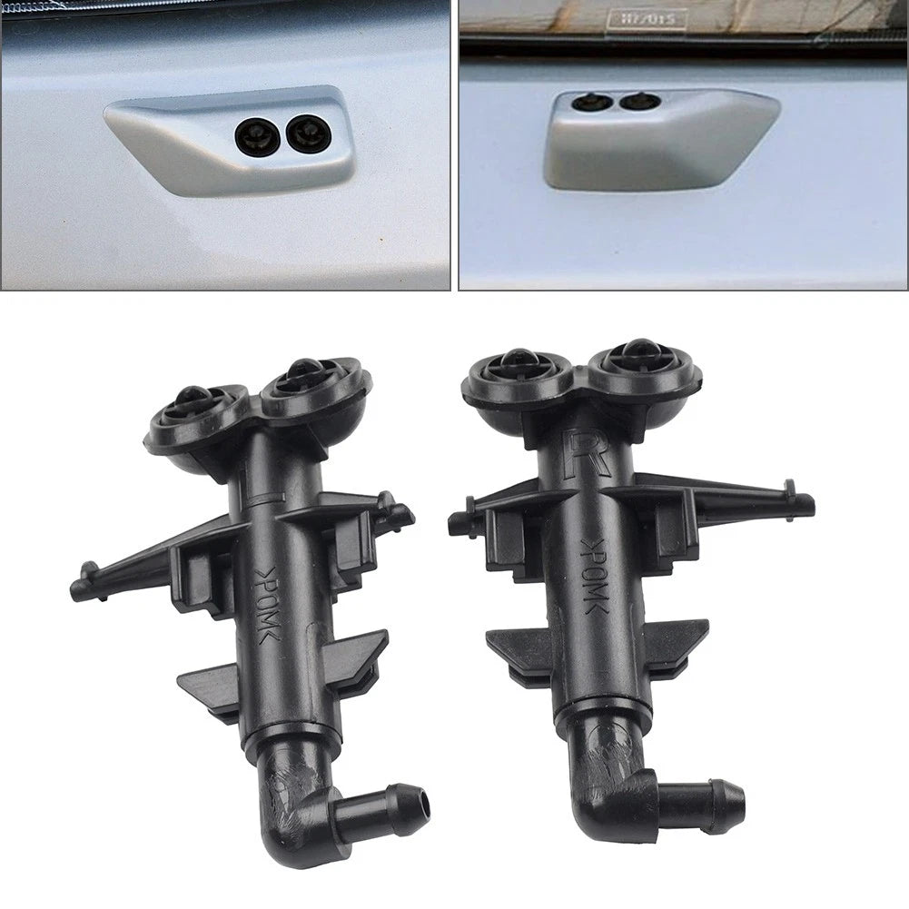 Pair Headlight Washer Nozzle Front Left Right For Land Rover Freelander 2 11-15