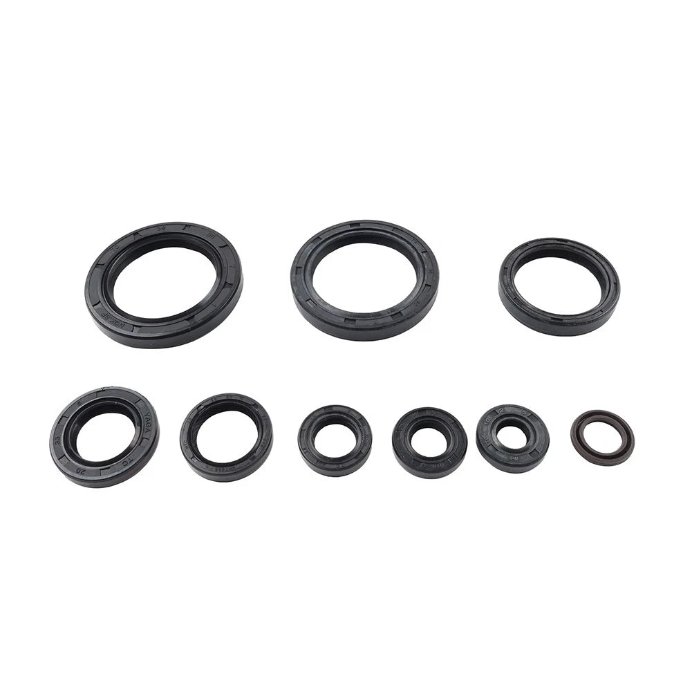 9pc Engine Oil Gasket Set for Honda CRF450X (2005–2009, 2012–2017)