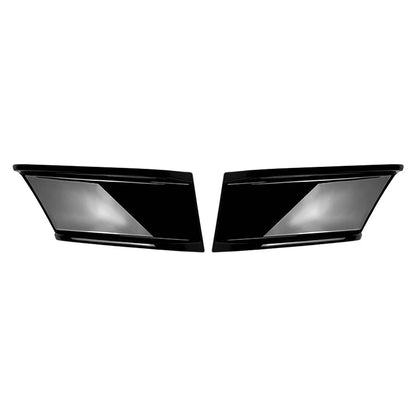 Black Front Bumper Side Splitter Spoiler For BMW 4 Series G22 G23 M Sport 20-24