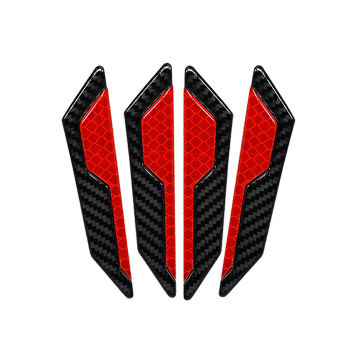 Set of 4 Door Edge Scratch Protector Strips for Universal Vehicles