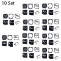 Set of 10 Carburetor Repair Kits for Poulan, McCulloch, ZAMA RB-39 Chainsaw