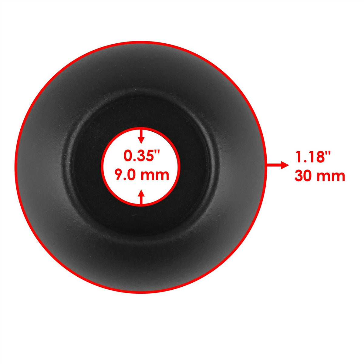 Handlebar End Guard with Screw for Honda ATC200X (1983–1987)