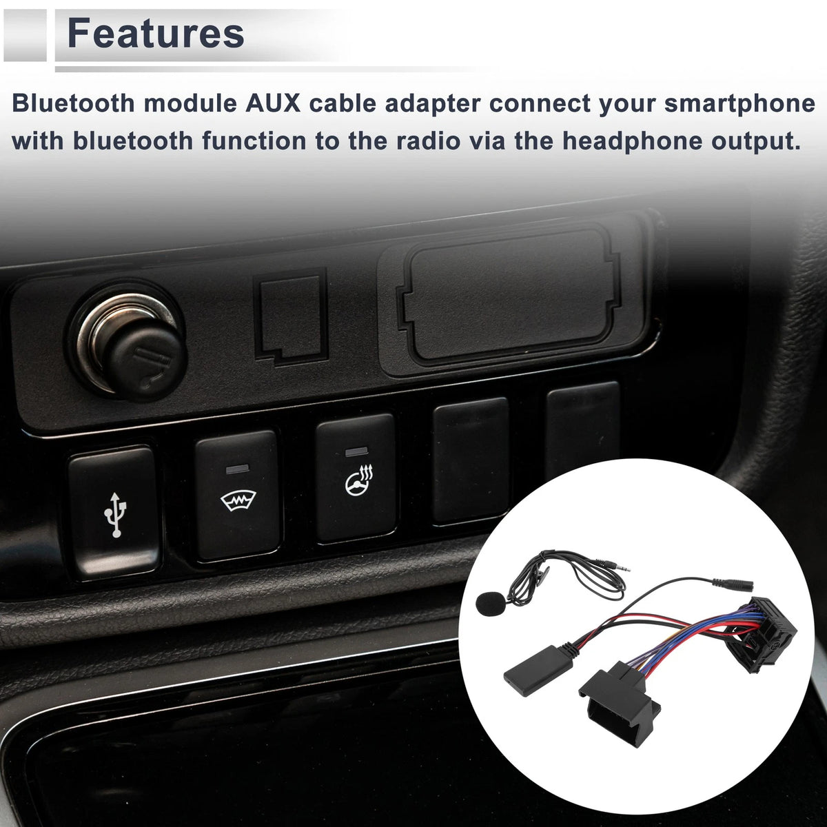 Stereo Radio Harness Replacement for BMW E39 X5 X3 Z4 (1997–2006)