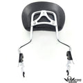 Chrome Backrest Sissy Bar Pad Docking for Harley Touring Road King (2014–2019)
