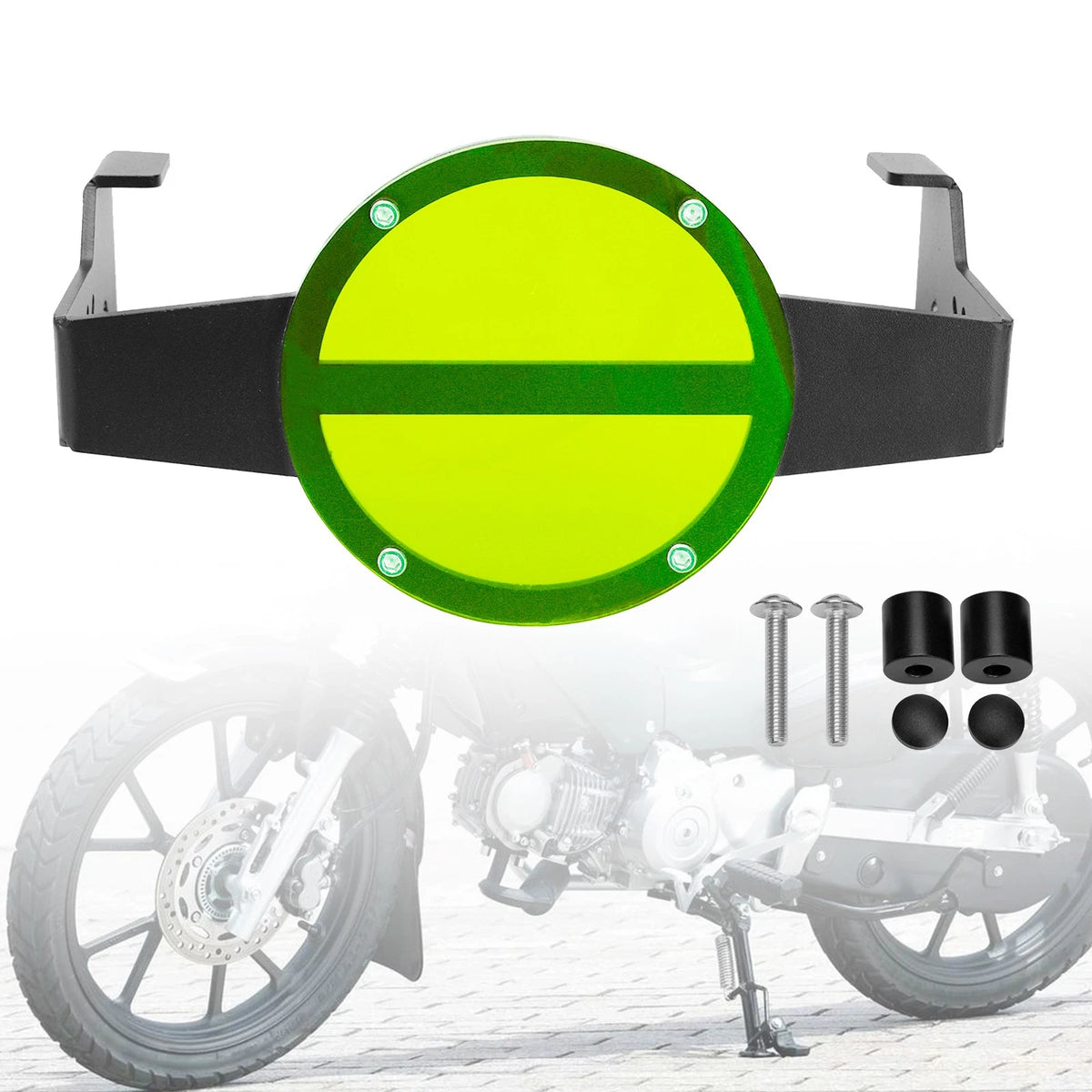 Headlight Guard for Honda Cross Cub 110 (2023) - Green Cover