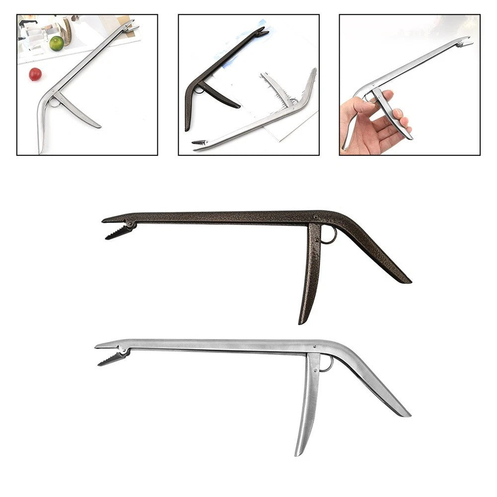 Fishing Essentials Portable Stainless Steel Hook Extractor with Spring Trigger