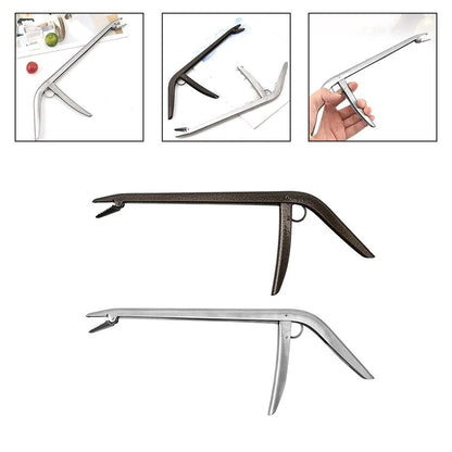 Fishing Essentials Portable Stainless Steel Hook Extractor with Spring Trigger