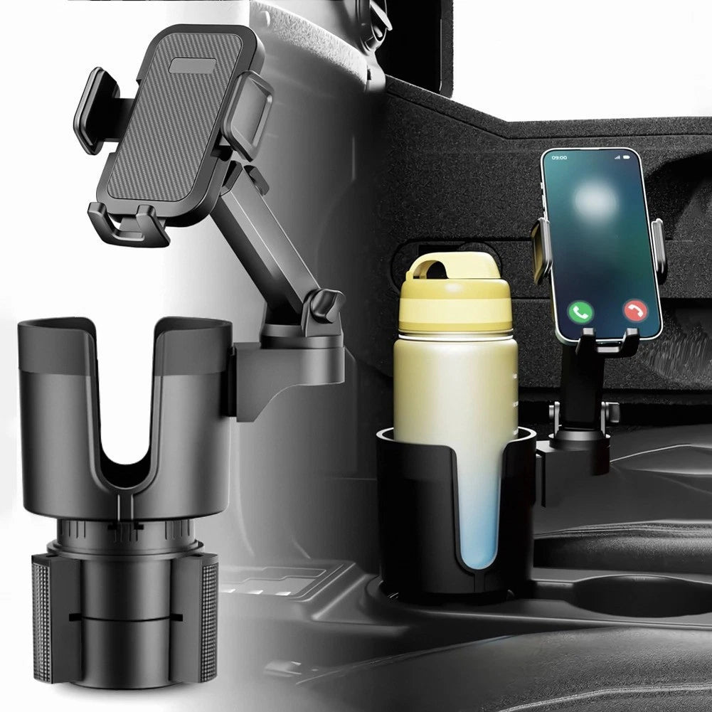 360 Degree Rotating Car Phone Holder for Most Cup Holders