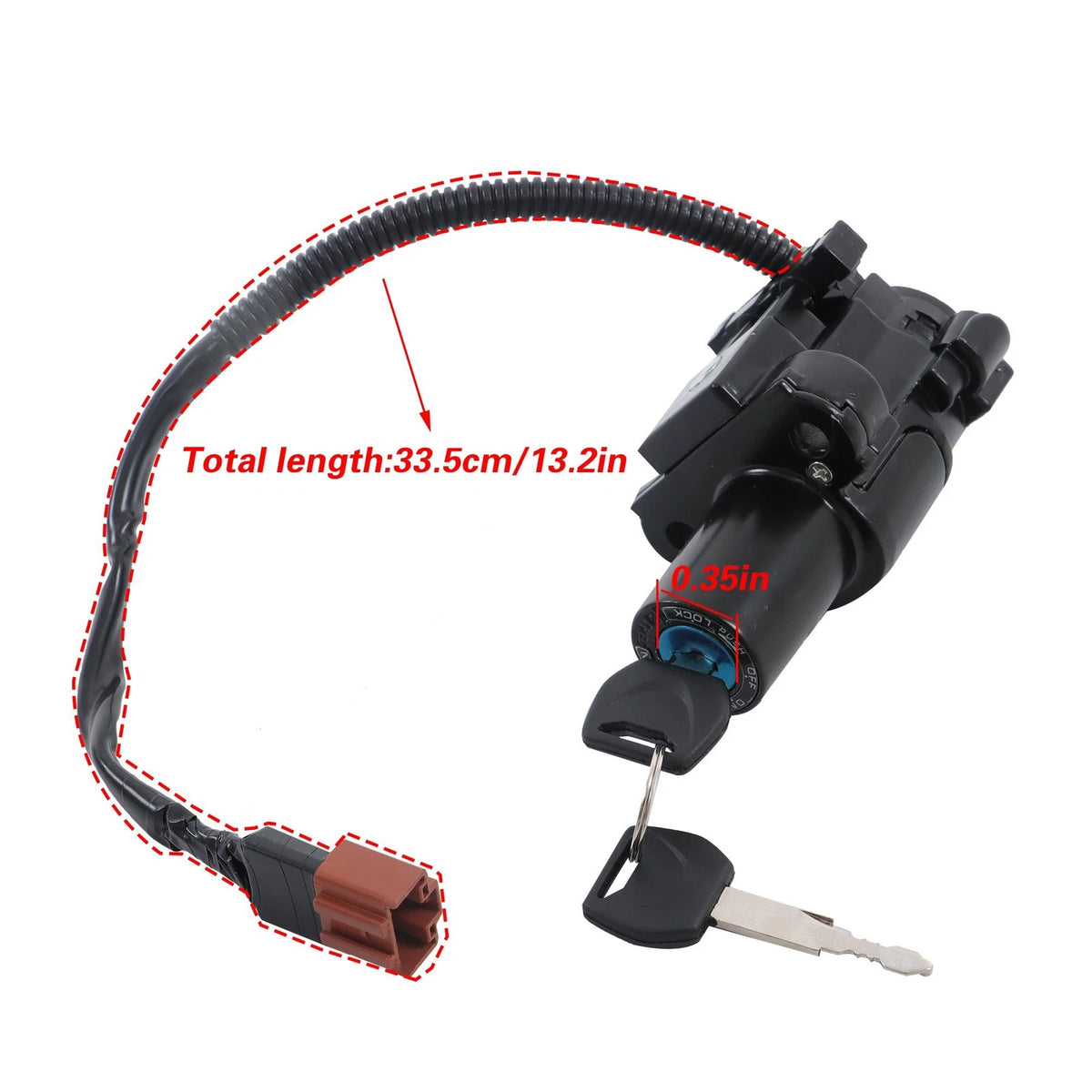 Ignition Key Switch Lock Set 35010-MGZ-A01 for Honda CBR500R CB500F CB500X (2013–2015)