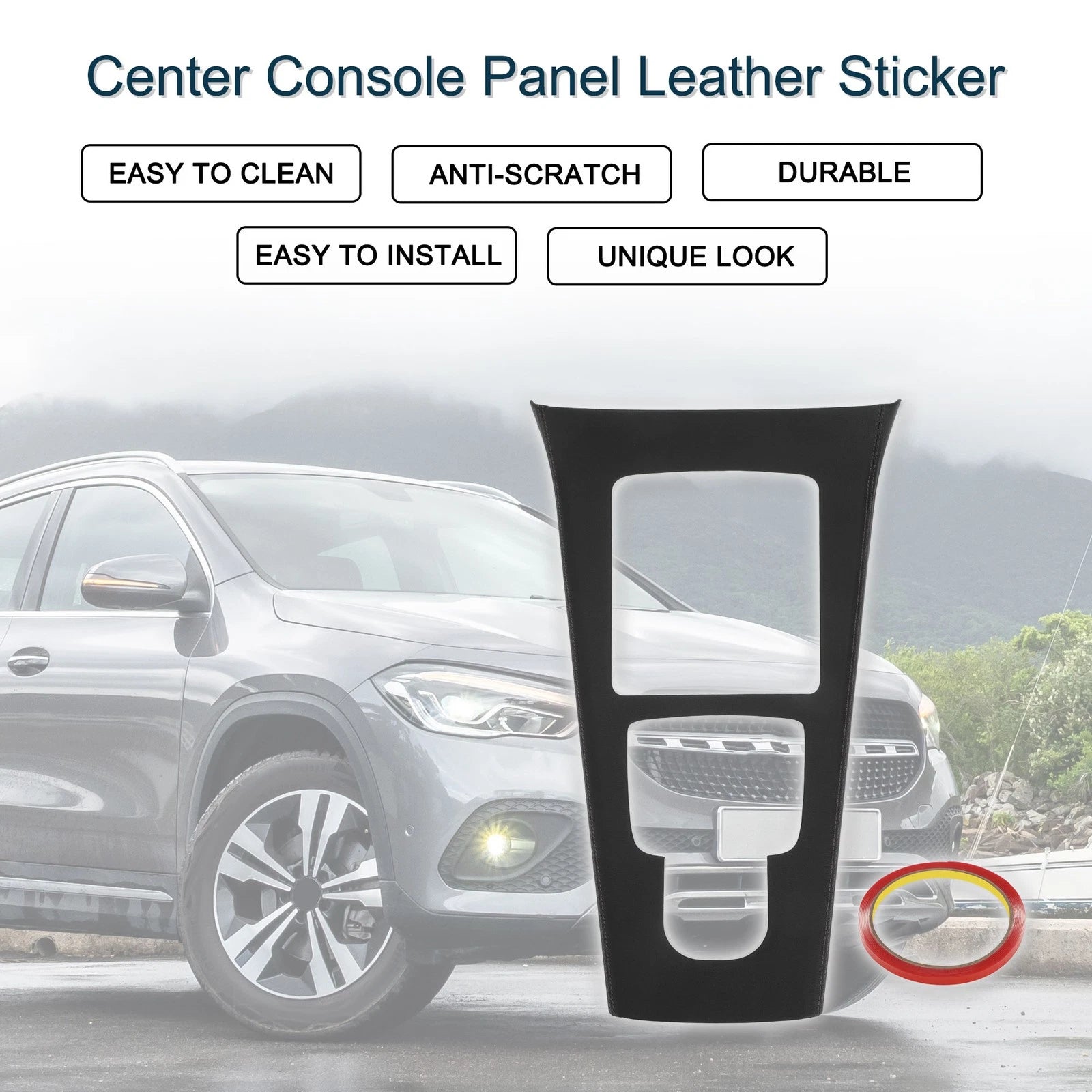 Center Console Panel Sticker Replacement for Mercedes-Benz GLA Class (2020–2021)