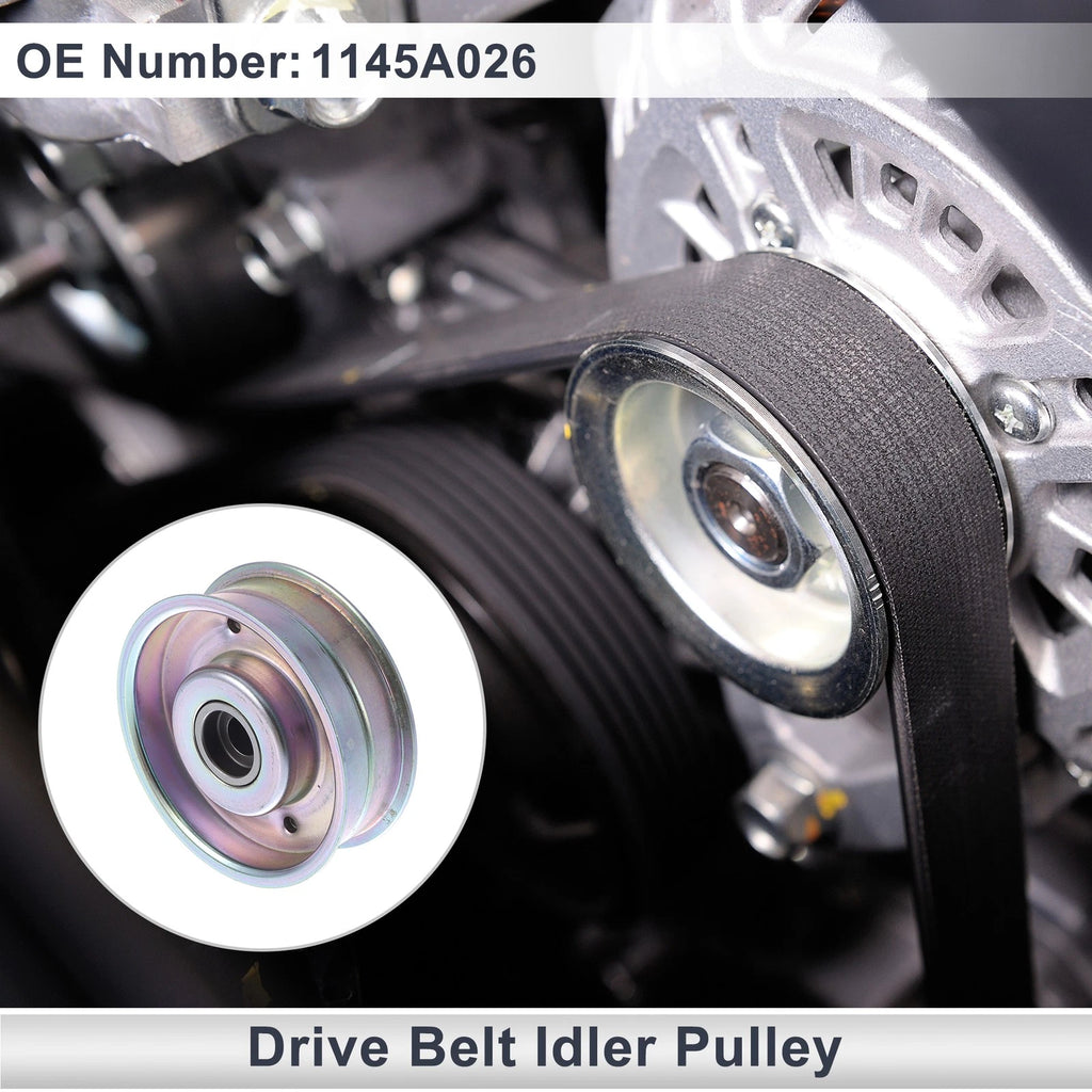 Drive Belt Idler Pulley for Mitsubishi Outlander (2007–2020) Replacement 1 Pc