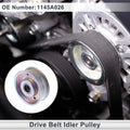 Drive Belt Idler Pulley for Mitsubishi Outlander (2007–2020) Replacement 1 Pc