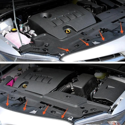 Hood to Front End Bumper Panel Rubber Seal Strip For Toyota Corolla 2007 - 2013