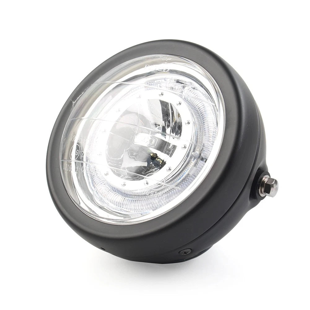 5-3/4" Switchback LED Halo DRL Angel Eye Headlight for