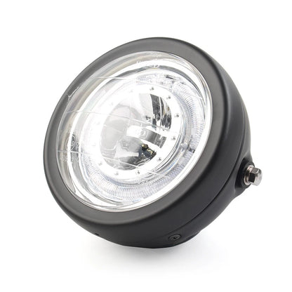 5-3/4" Switchback LED Halo DRL Angel Eye Headlight for