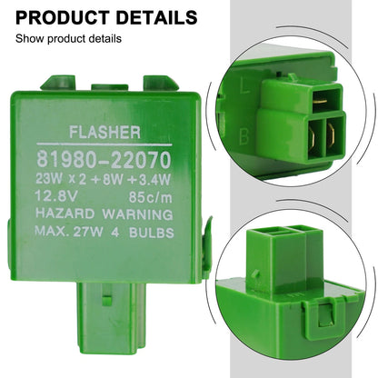 Fitment Turn Signal Flasher Relay for Toyota Material Plastic