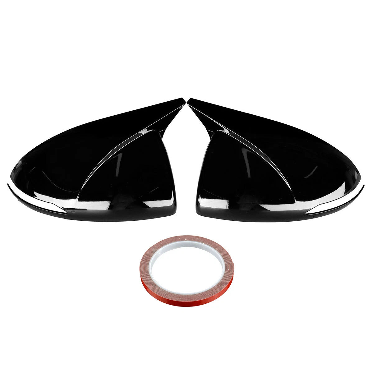 Gloss Black Add-On Rear View Mirror Cap Cover for Hyundai Sonata (2020–2023)