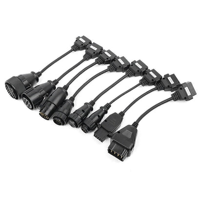 Set of 8 OBD2 Pro Car Diagnostic Tool Adapter Connectors for Truck