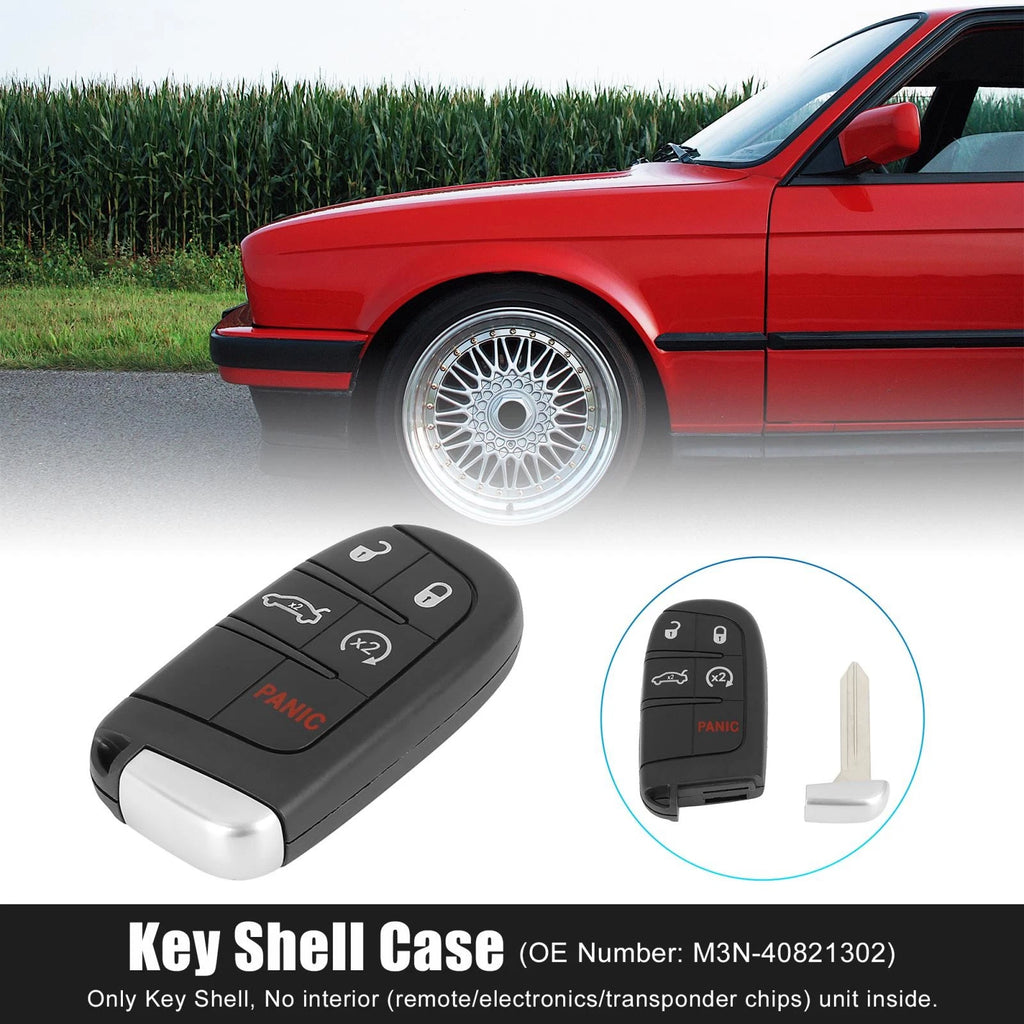 Car Key Fob Shell Case Replacement for Dodge Journey Challenger (2008–2019)