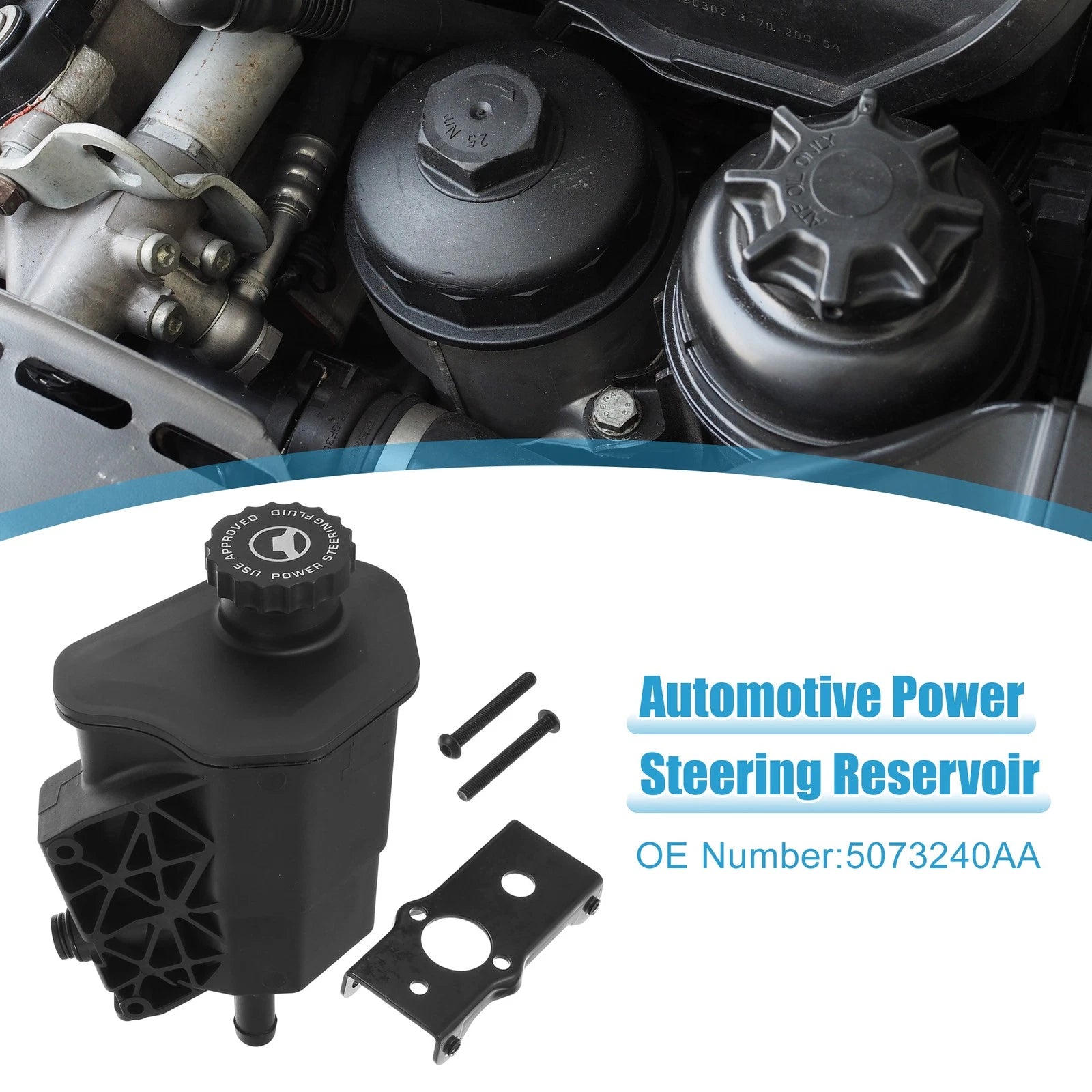 Power Steering Reservoir Replacement for Toyota Corolla (2003–2008)