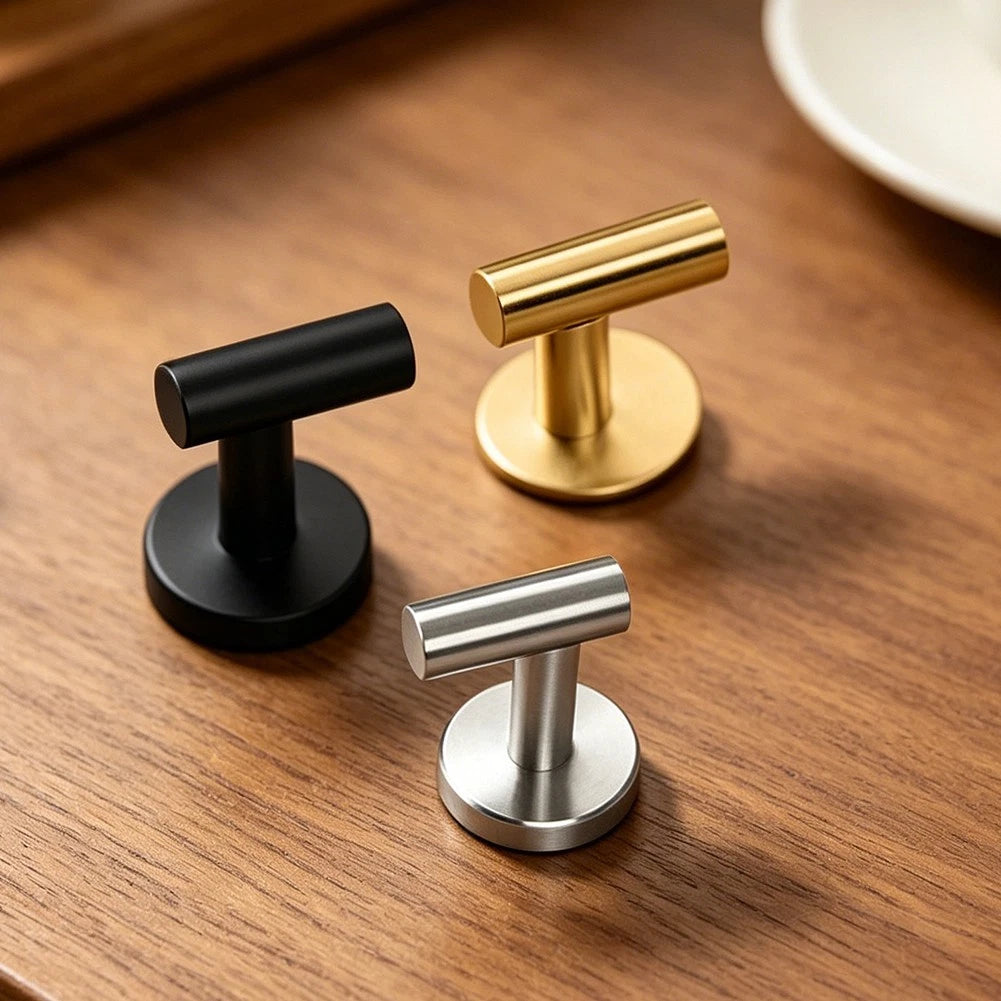 304 Stainless Steel Modern Hook for Indoor Use (No Drill, Space Saving)