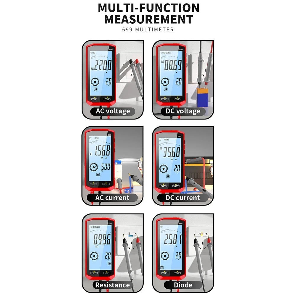Multimeter with Diode Test for Automotive Use