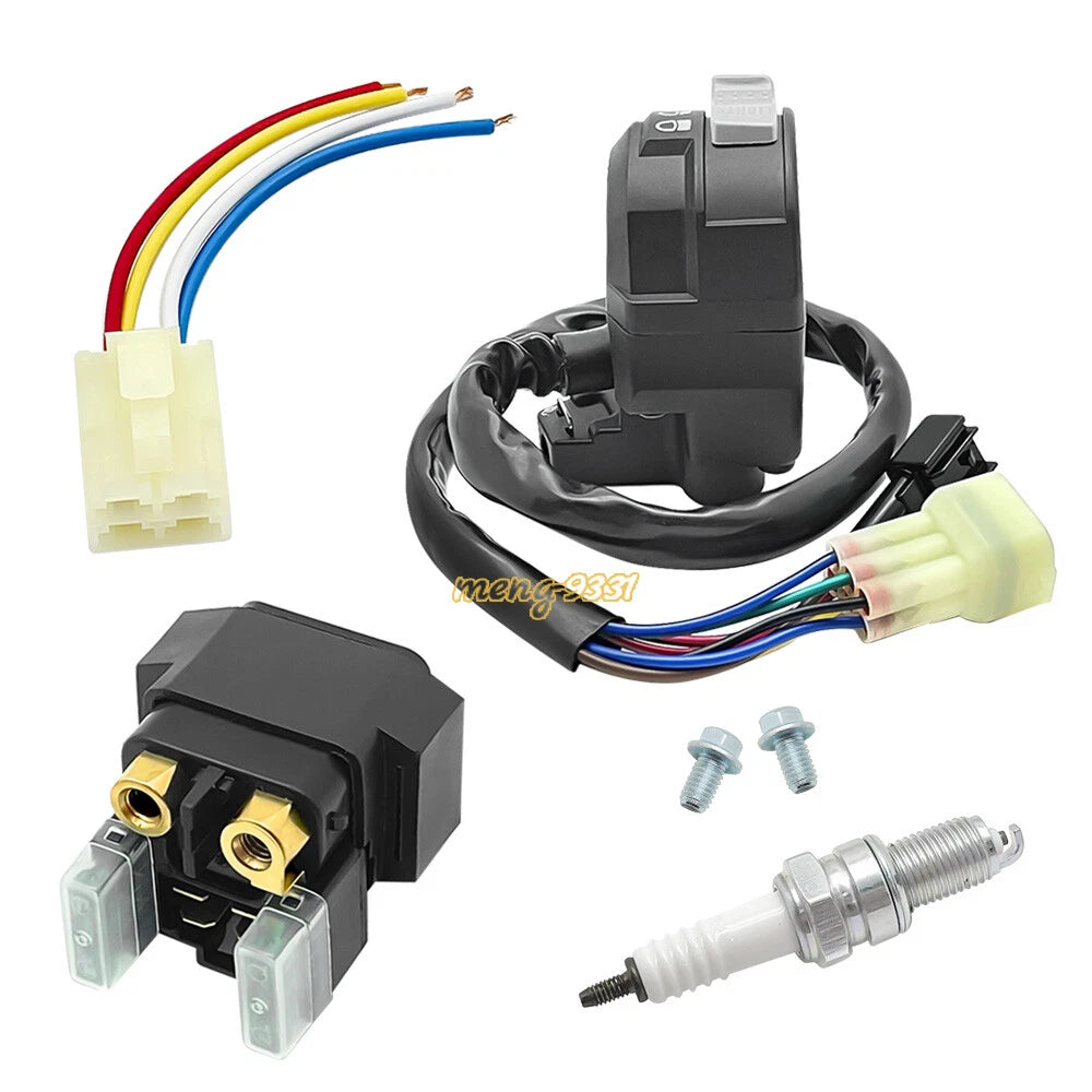 Start Stop Switch & Starter Solenoid Relay Plug for Yamaha Raptor 350 660 (2004–2006)