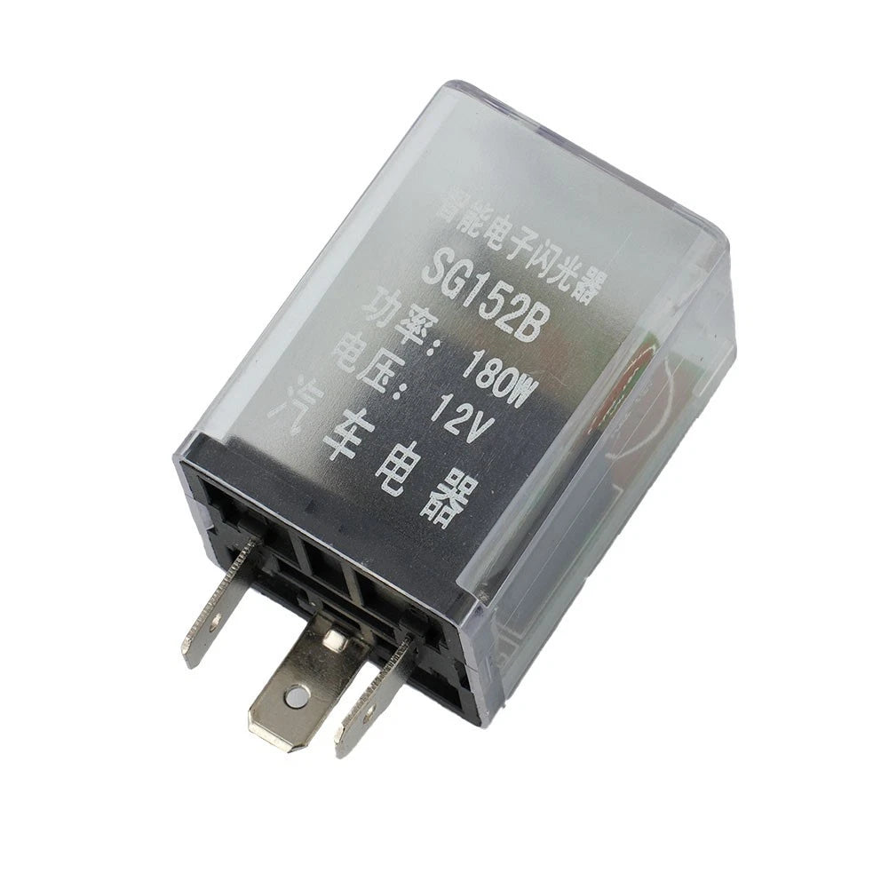 3Pin LED Light Flasher Relay for Car (180W/12V)