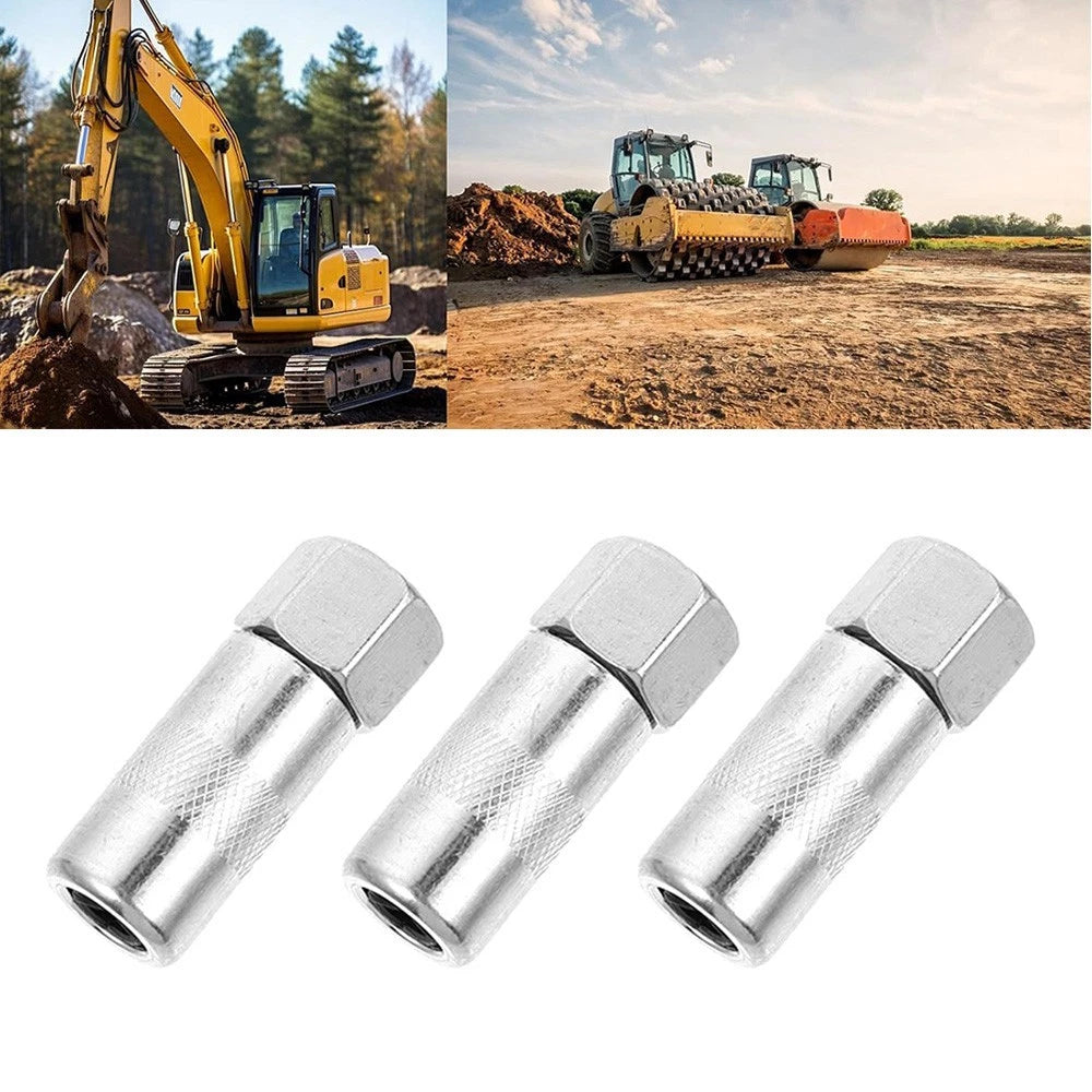 3X Grease Gun Couplers Replacement Tips - Rust Resistant