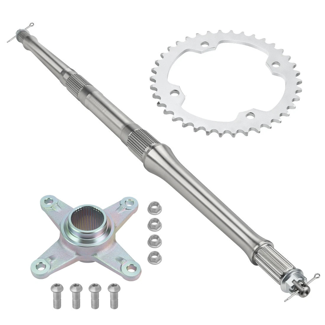 Rear Axle Shaft Kit for Yamaha Raptor 350 YFM350 YFM350R (2004–2013) 5YT-25381-10-00