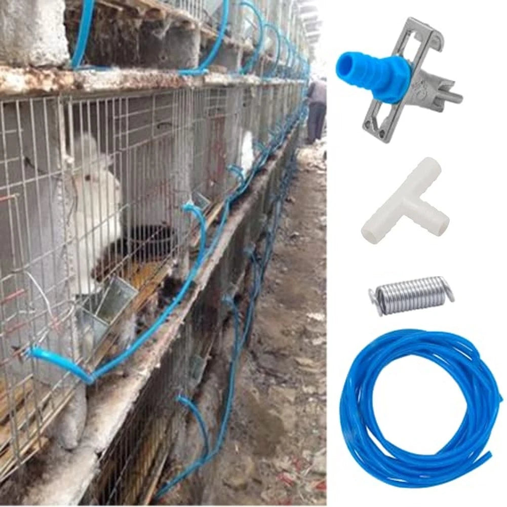 Automatic Nipple Drinker for Small Animals Feeder and Watering Needs