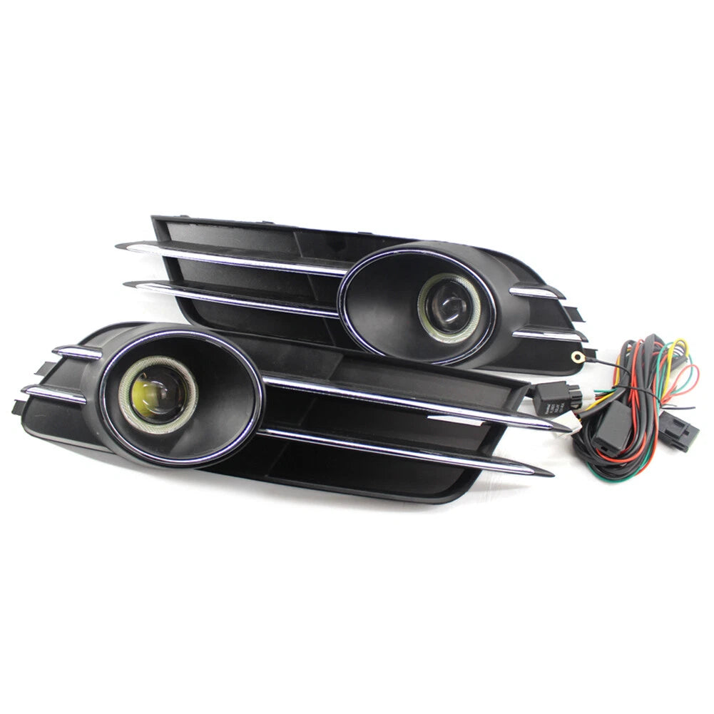 Fog Light Grille Cover with Lamp for Audi A6 C7 (2011–2015)