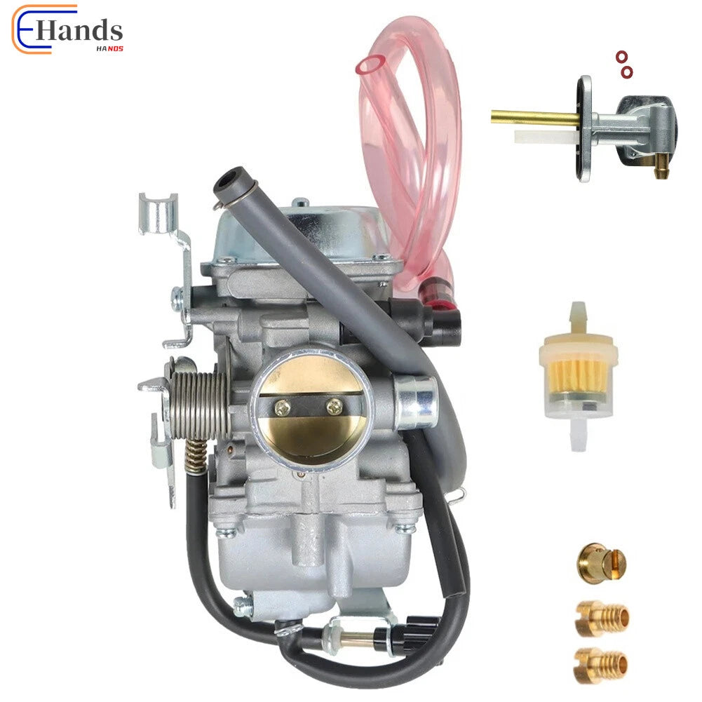 Carburetor with Fuel Petcock Switch for Kawasaki Bayou KLF300B KLF300C (1990–2004)