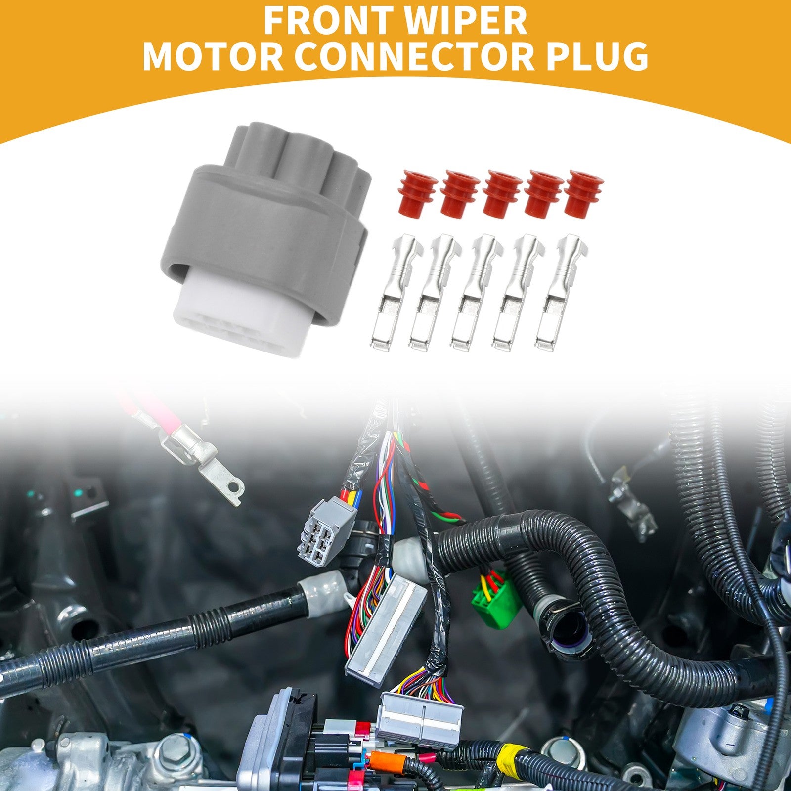 5 Pin Front Wiper Motor Connector Plug for Lexus (2010–2021)