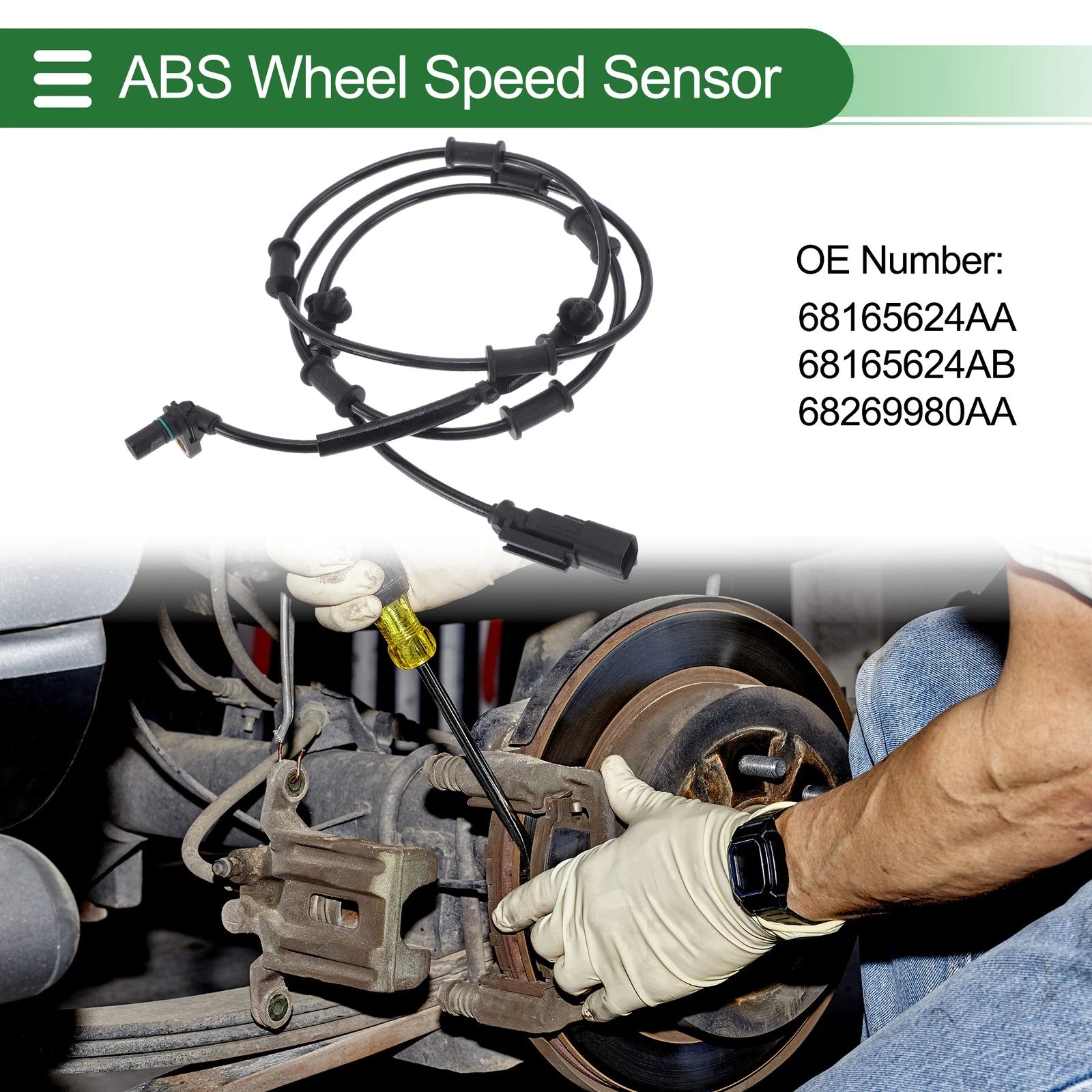 ABS Wheel Speed Sensor Replacement for Dodge Ram 3500 (2013–2018)