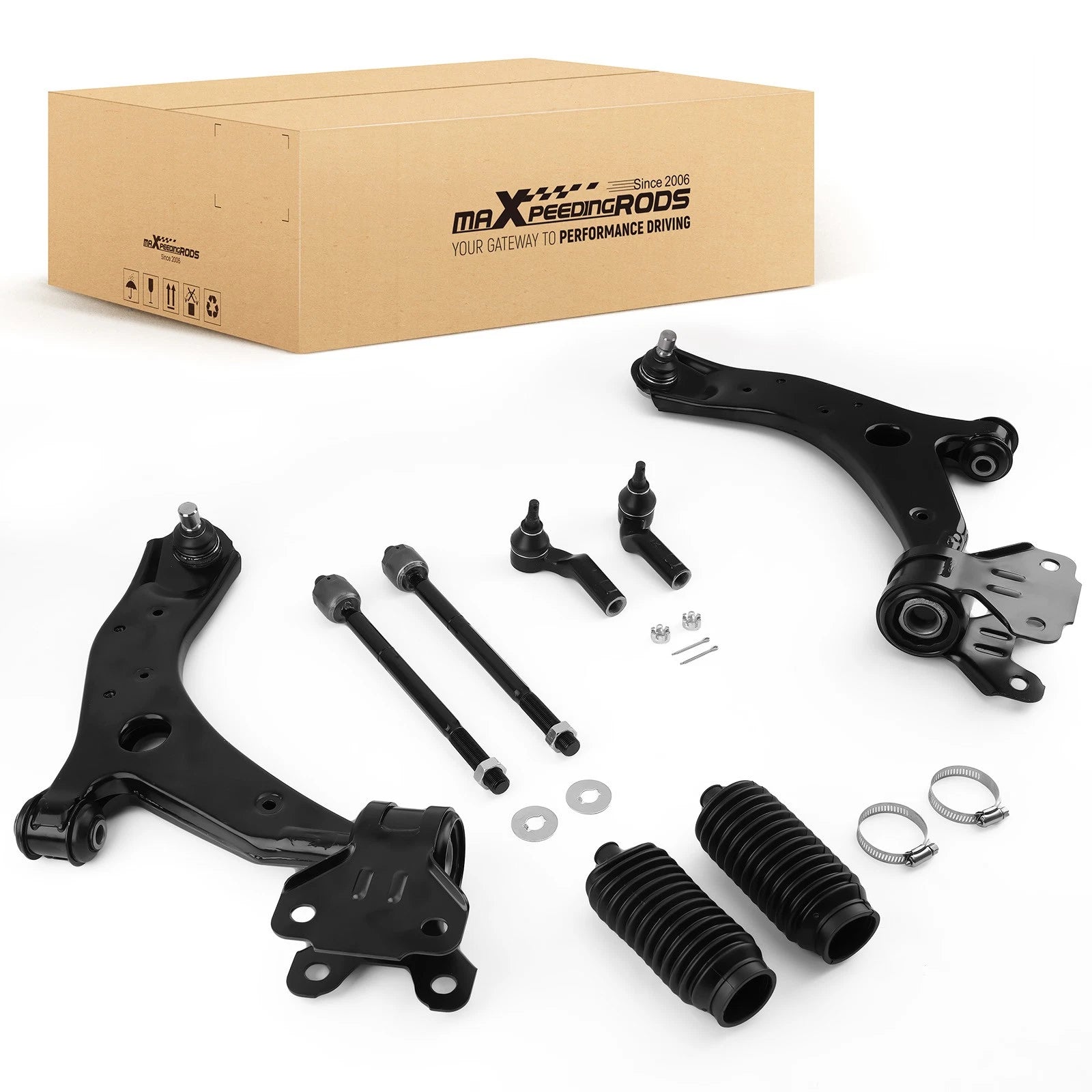 Front Lower Control Arms w/Ball Joint Assembly for Mazda 3 (2010–2013)