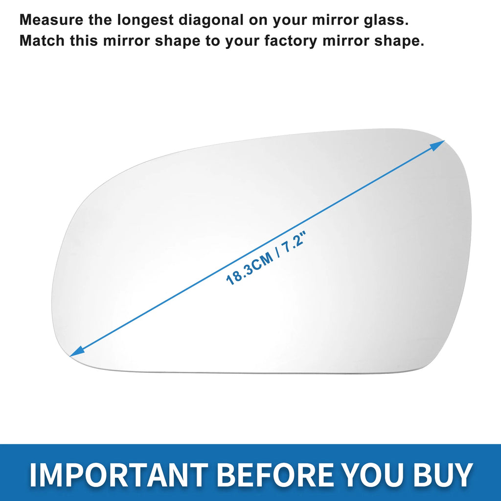 Heated Mirror Glass for Volkswagen Fox (2003–2010)