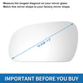 Heated Mirror Glass for Volkswagen Fox (2003–2010)
