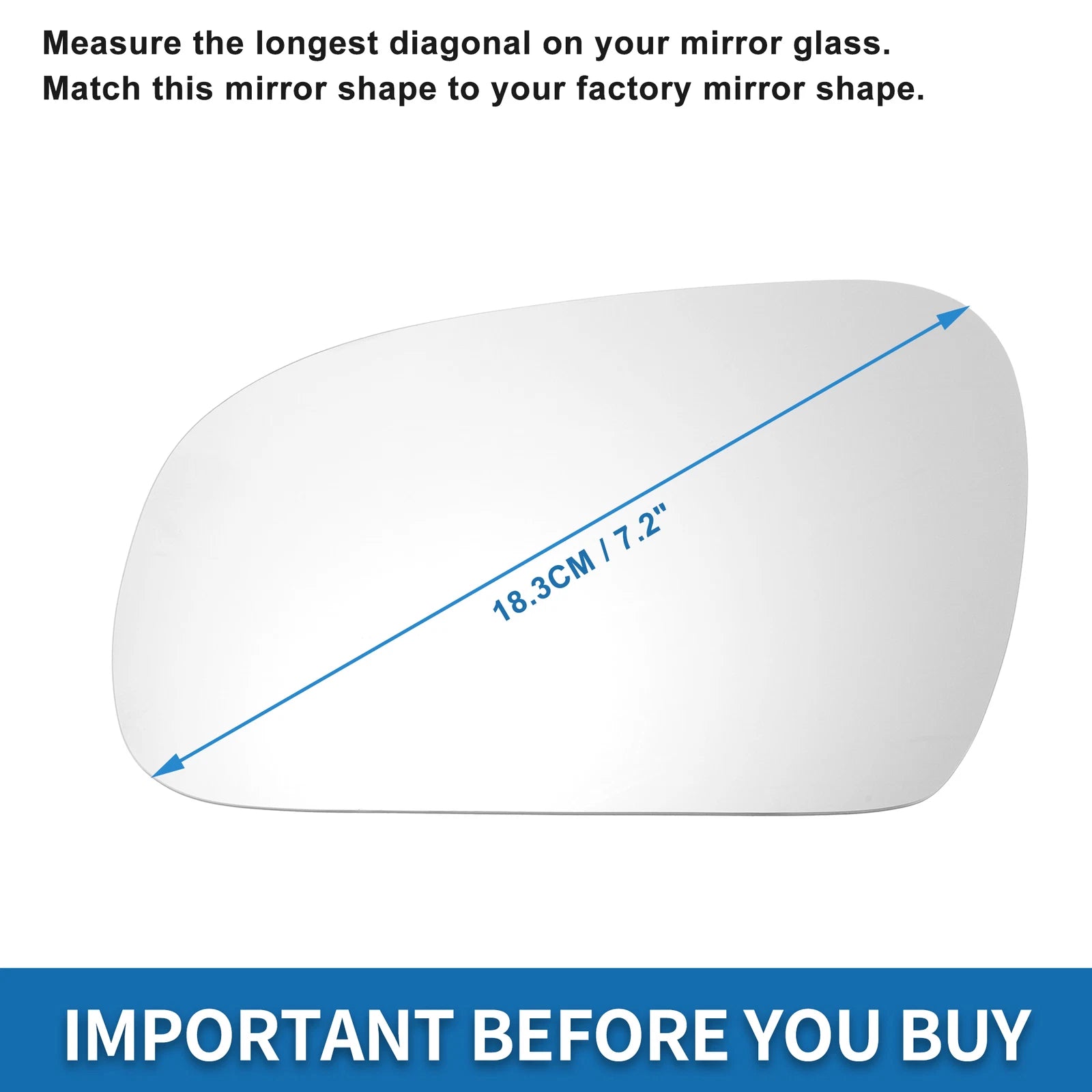 Heated Mirror Glass for Volkswagen Fox (2003–2010)
