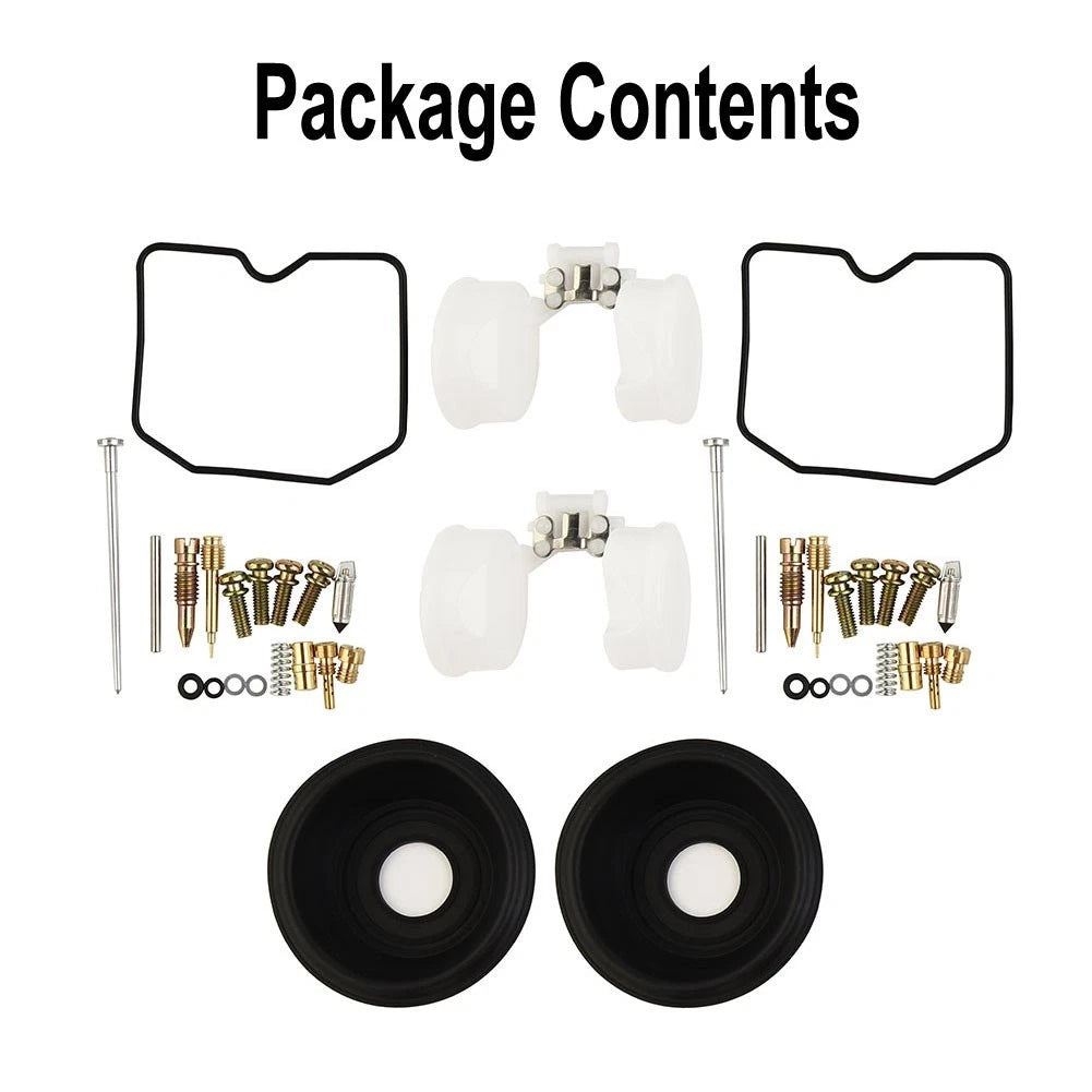 2Pcs Carburetor Repair Kit for Kawasaki EX250 250R (2001–2012)