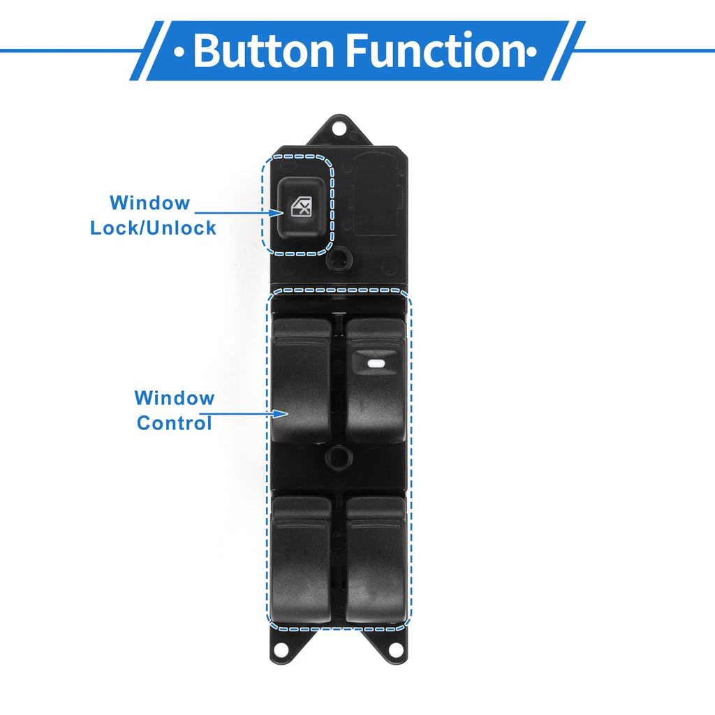 Front Right Side Power Window Switch for Mitsubishi Pajero (2002–2006)