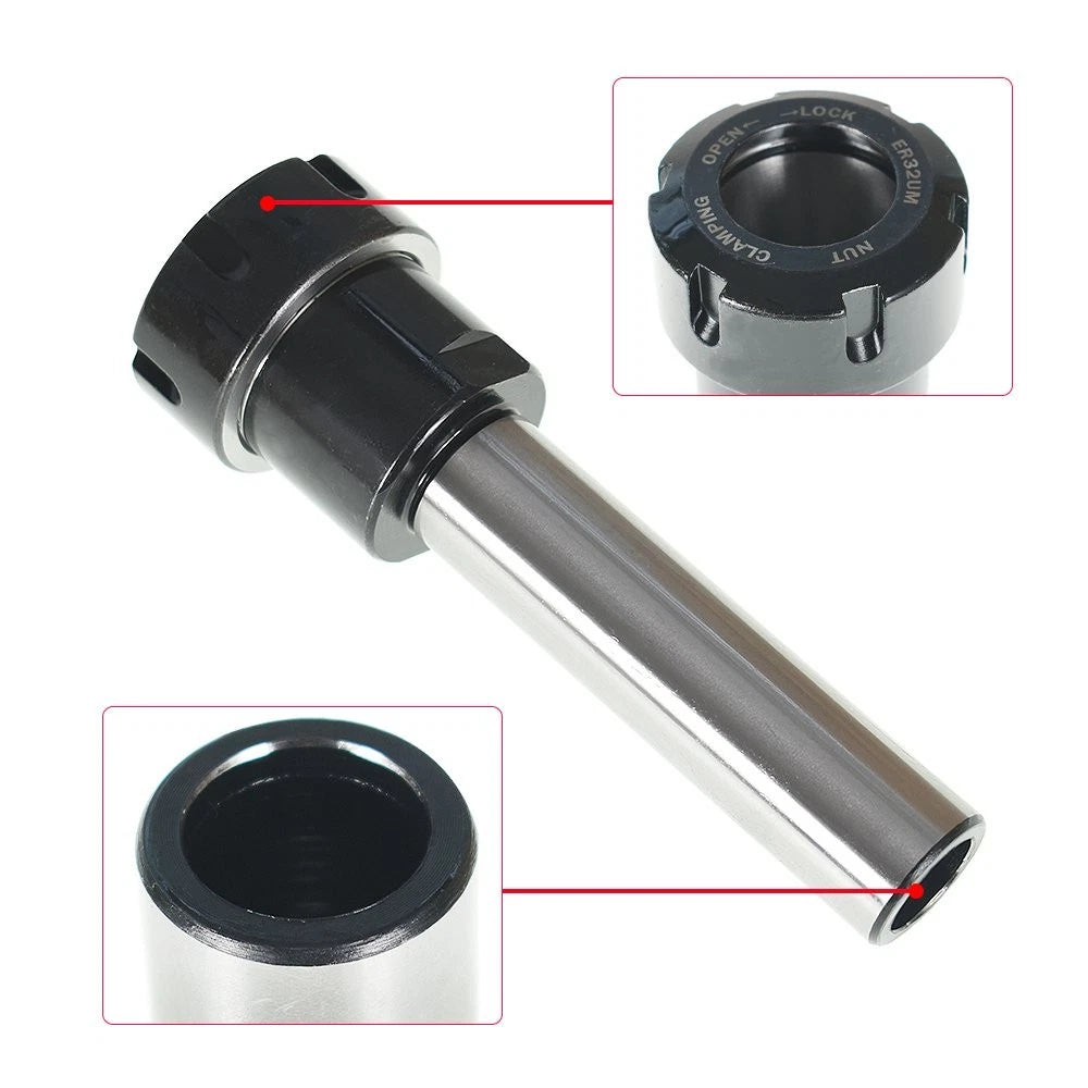 ER32 Collet Chuck Holder for CNC Milling Lathe C1 (100L, 25.4mm)