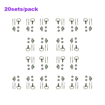 Quick Release D-Ring Fasteners for Tools (17mm)