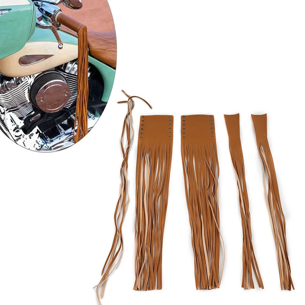Universal Handlebar Grip Tassel with Clutch Lever Fringe Covers for Motorcycle