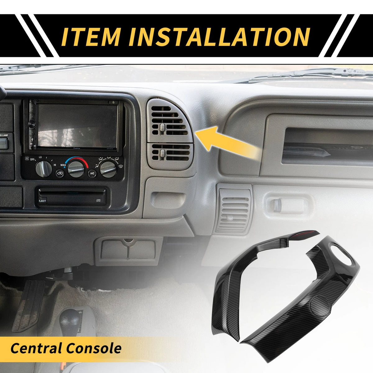 A/C Air Outlet Cover Trims Set for Toyota Tundra (2014–2021)