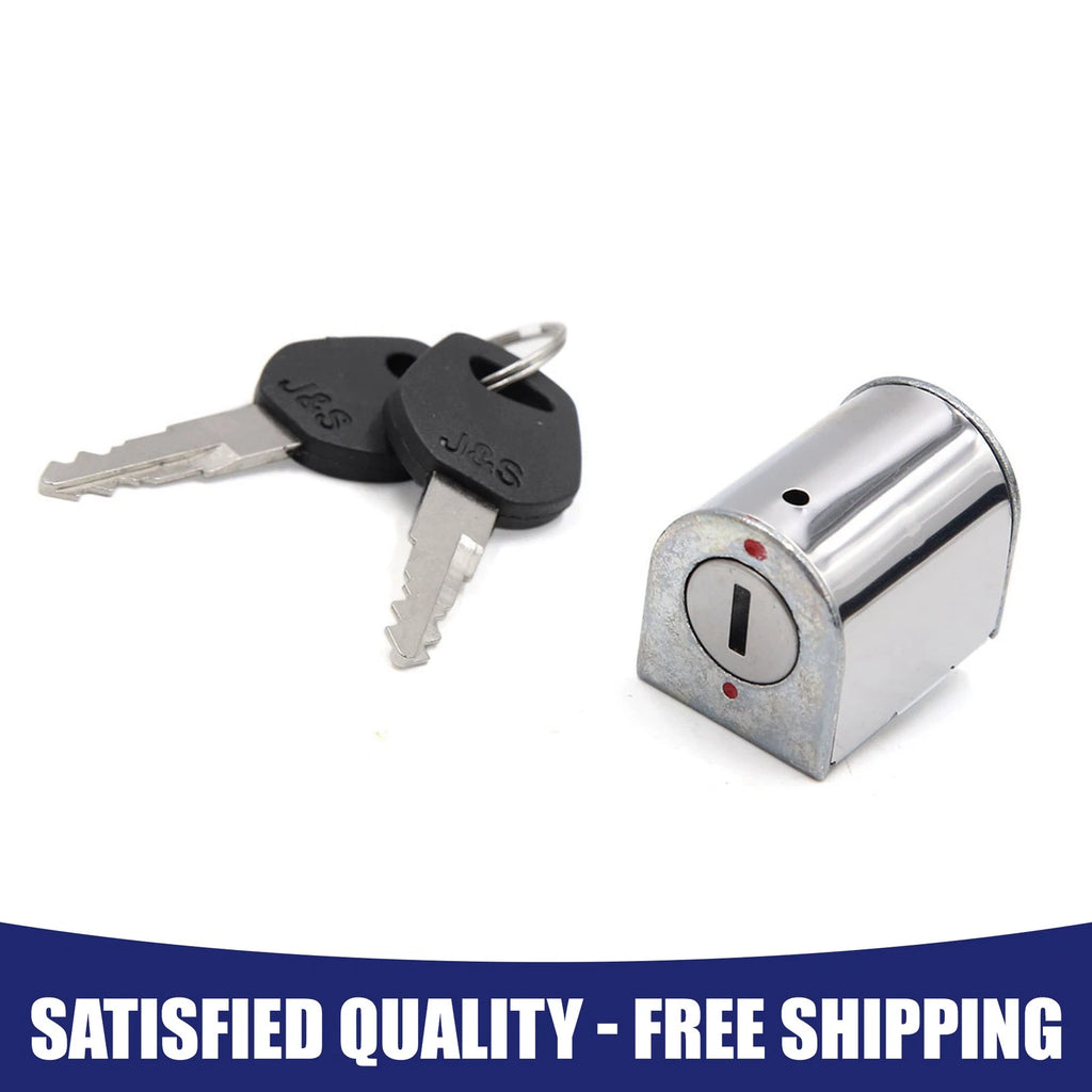 Stainless Steel Steering Lock with Keys for Honda CG125 (2006–2009)