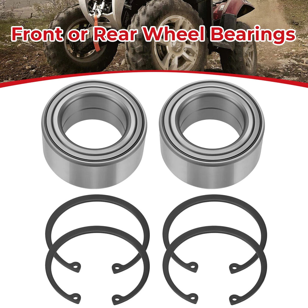 2 Pack Front Heavy Duty Wheel Bearings Kit for Polaris Ranger XP 1000 (2017–2022)